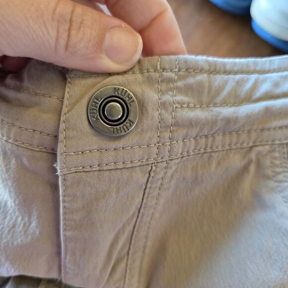 Kuhl Legendary Straight Leg Roll Up Light Weight Oyster Pant Women's 10 Regular - Picture 7 of 7